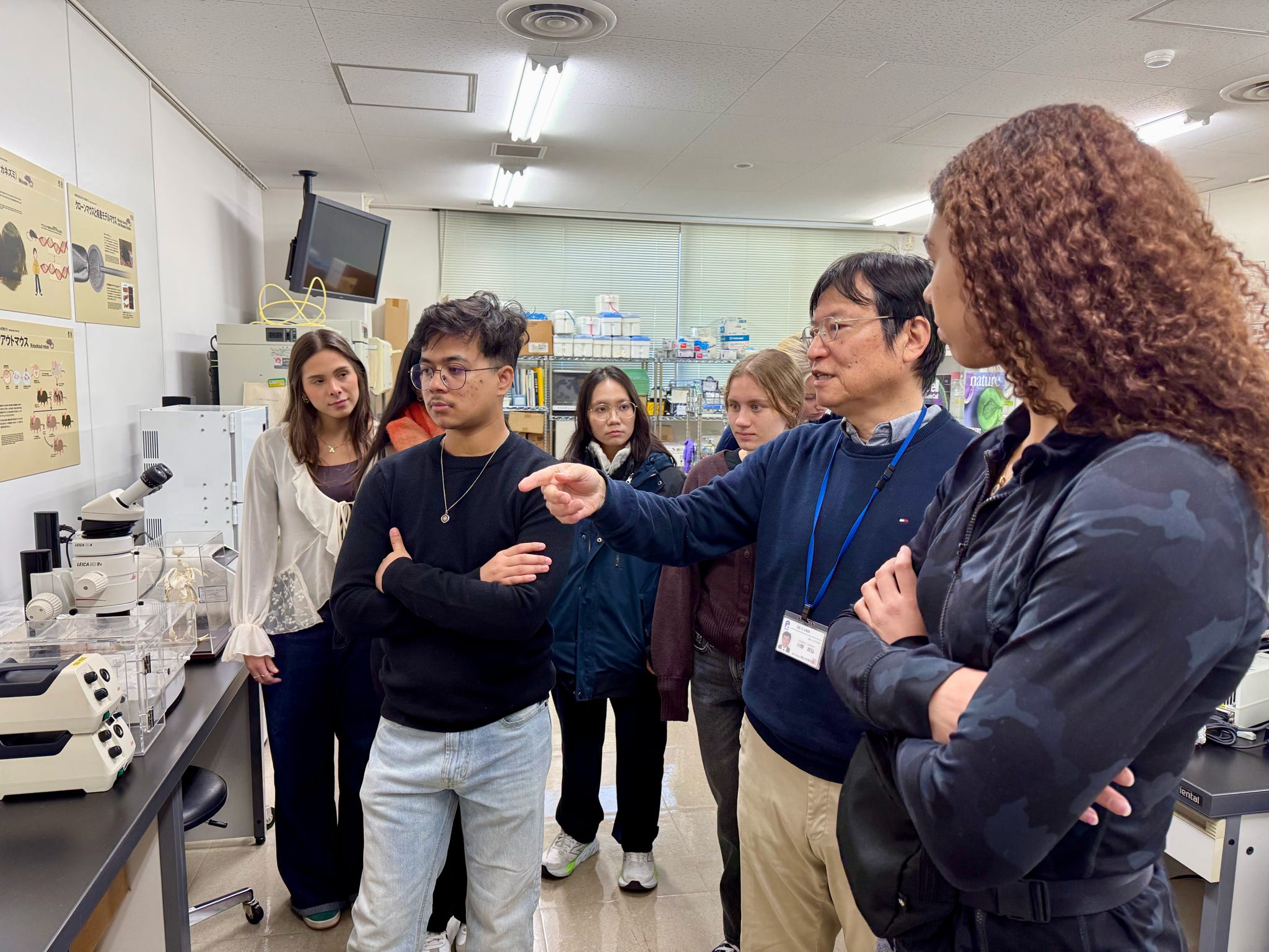 Undergraduate Fellows 2025-26 touring RIKEN in Japan